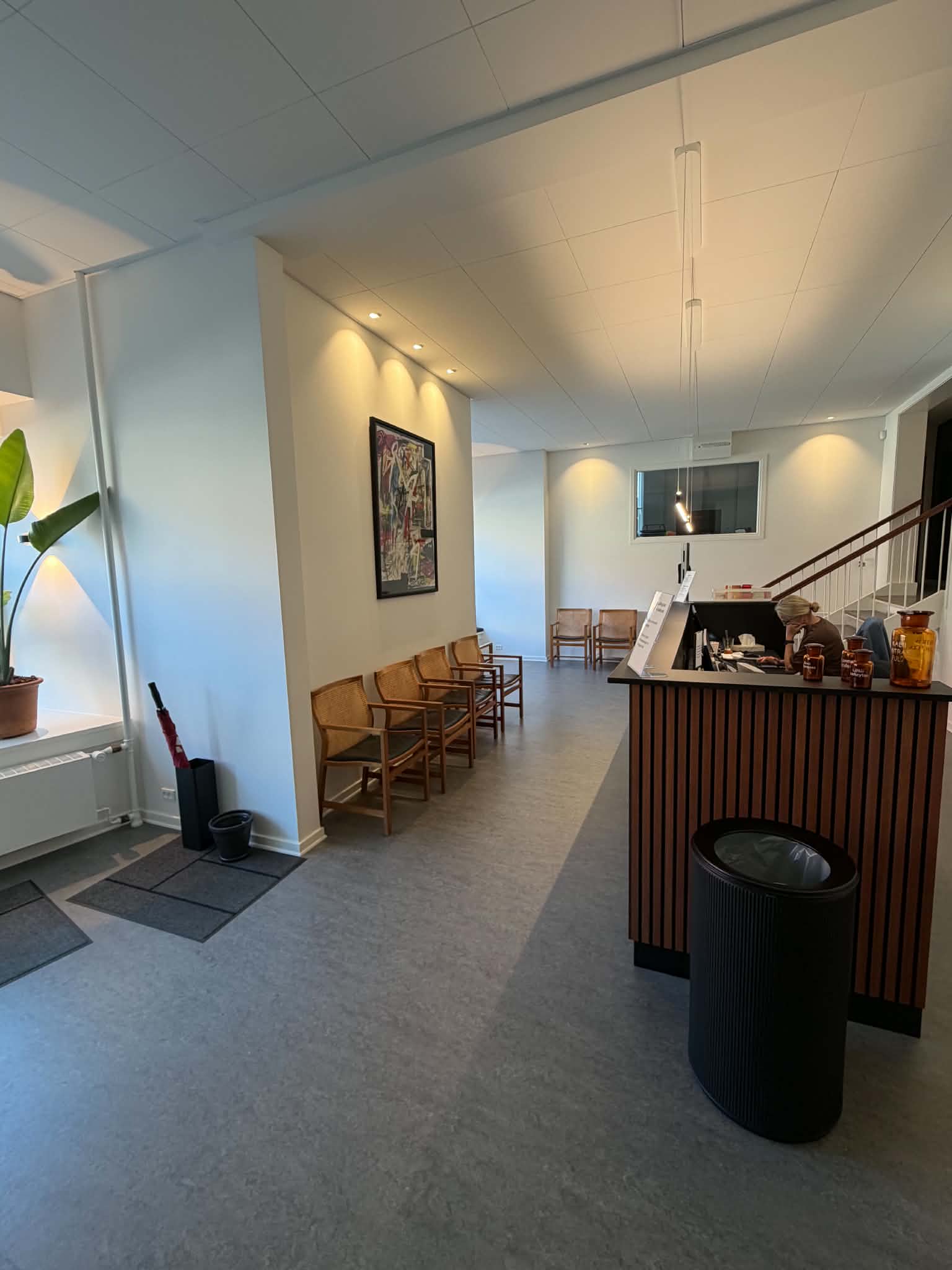 Billede fra klinikken